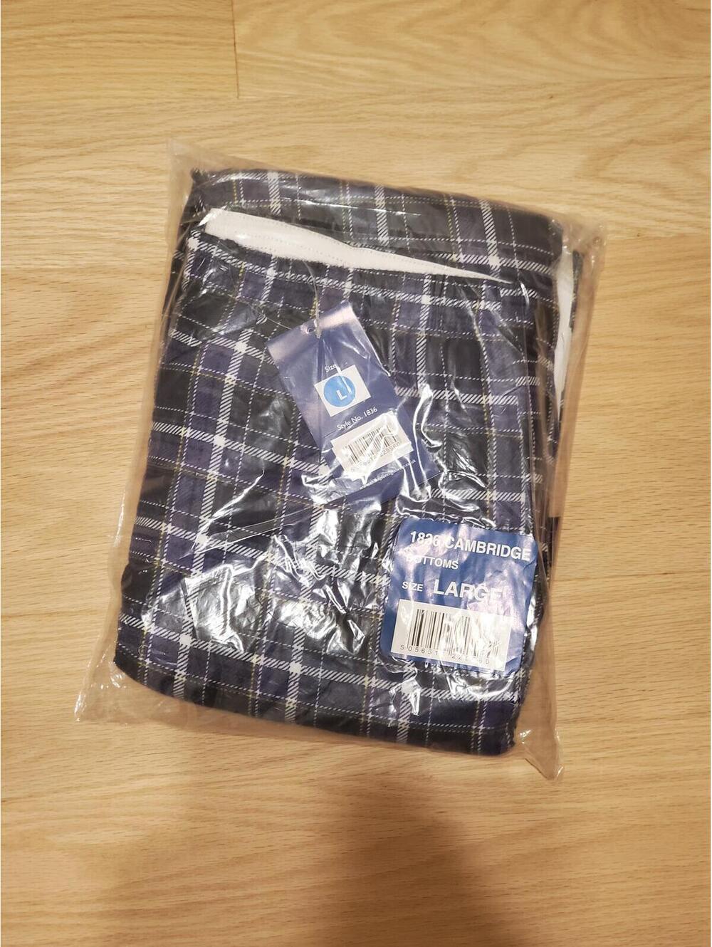 Champion Men's Brushed Cotton Pyjama Bottoms Size Large 2 Pairs